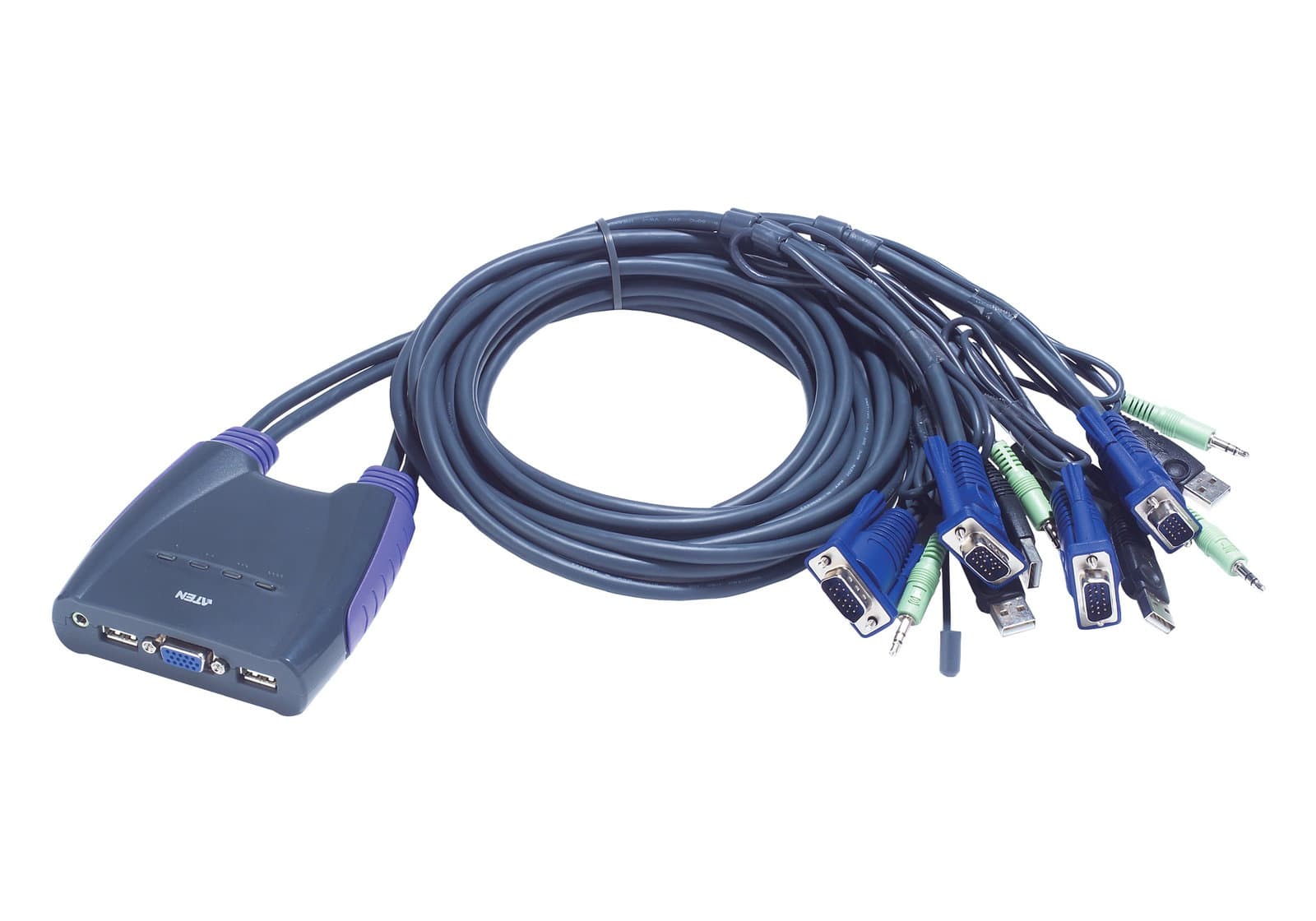 Switch KVM VGA/Audio 4 porte USB - Aten IDATA CS-64US