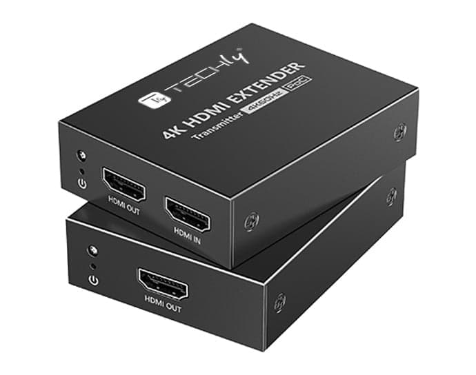 Extender HDMI 4K@60Hz su Cat6/6A/7 50m PoC - Techly IDATA EXT-465P