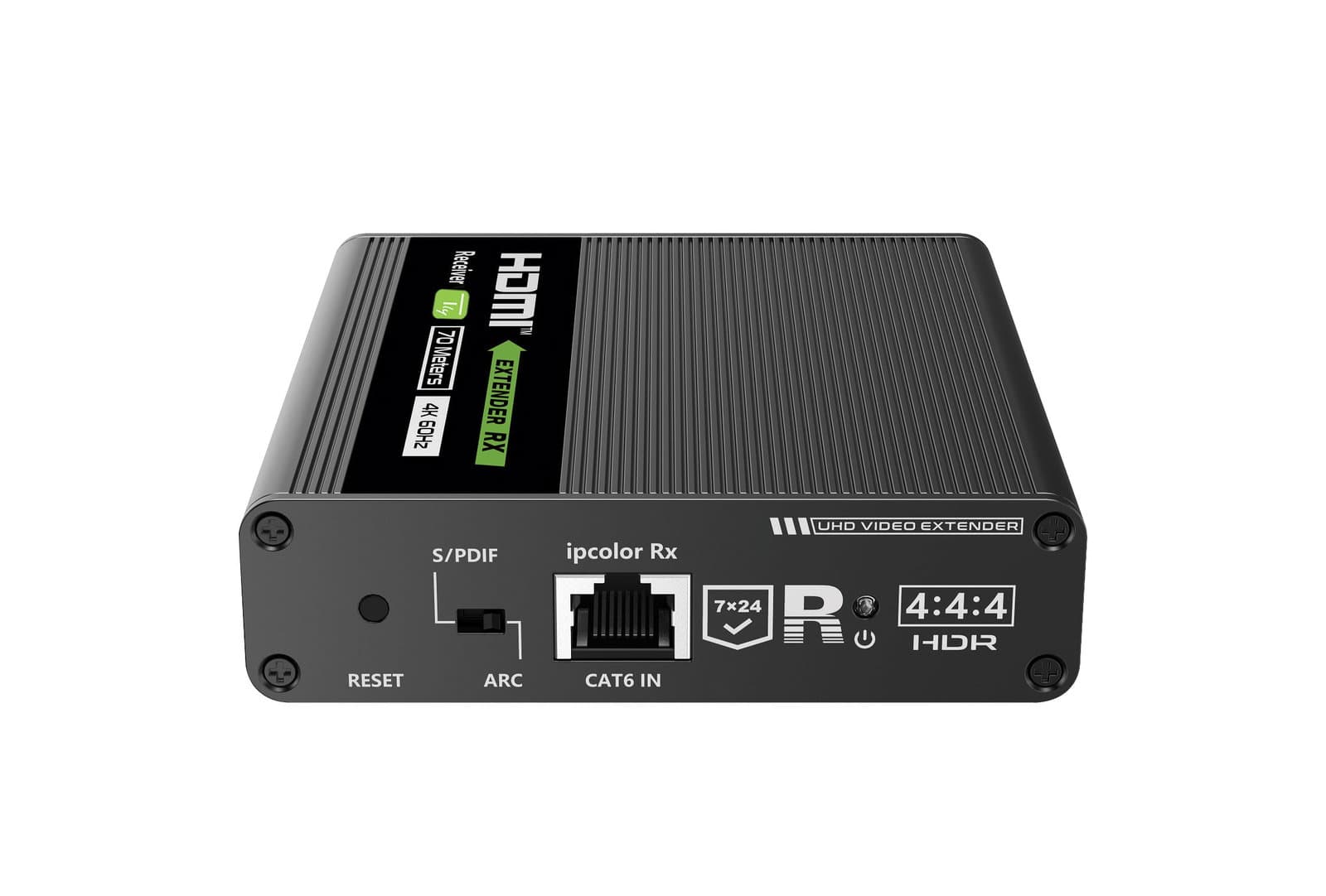 Ricevitore Extender HDMI 4K fino a 70m su Cavo Cat6/6A/7 - Techly IDATA EXT-676R
