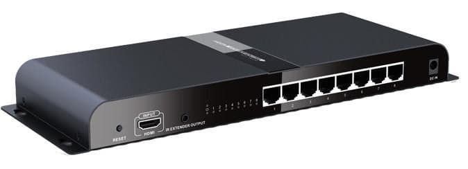Extender Splitter HDMI 8 Vie su Cat6/6a/7 fino a 120m - Techly IDATA EXTIP-318V4