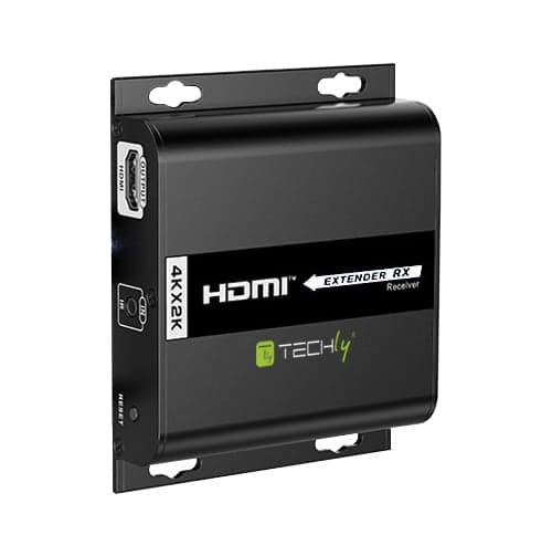 Ricevitore Aggiuntivo per Extender HDMI over IP PoE IR 4K UHD Cat6 120m - Techly IDATA EXTIP-3834KP6R