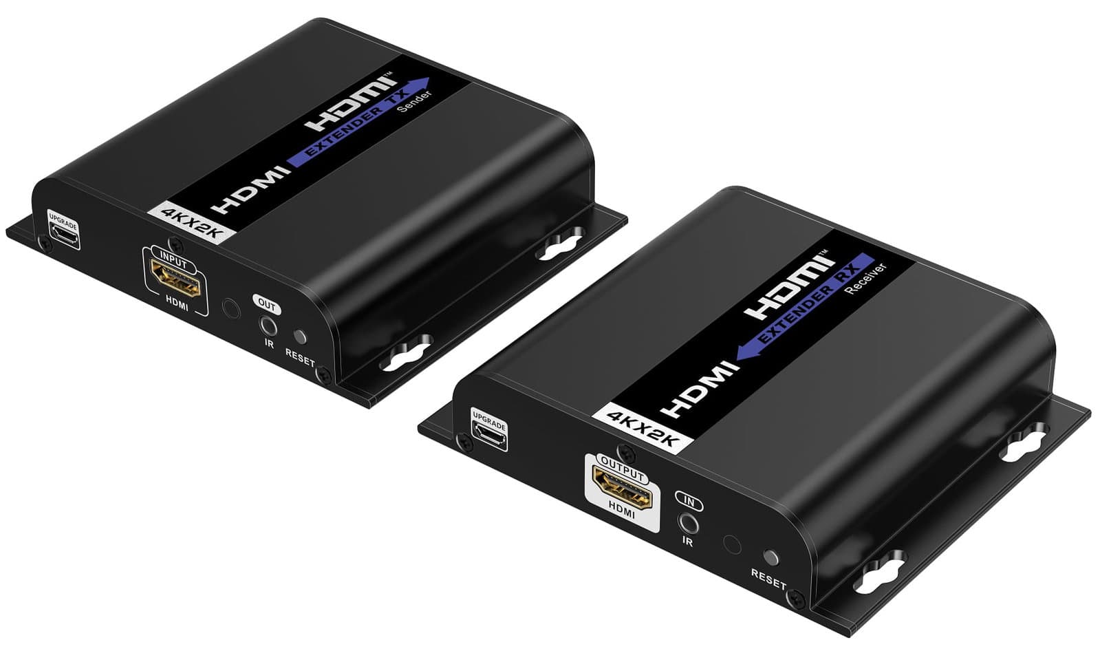 Extender HDMI over IP con PoE IR 4K UHD su Cavo Cat6 fino a 120m - Techly IDATA EXTIP-3834KP7