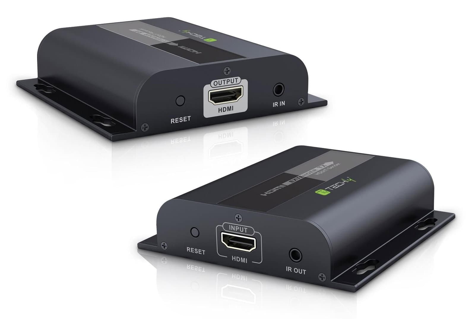Kit Extender HDMI con IR su Cavo Cat6 fino a 120m - Techly IDATA EXTIP-383V4