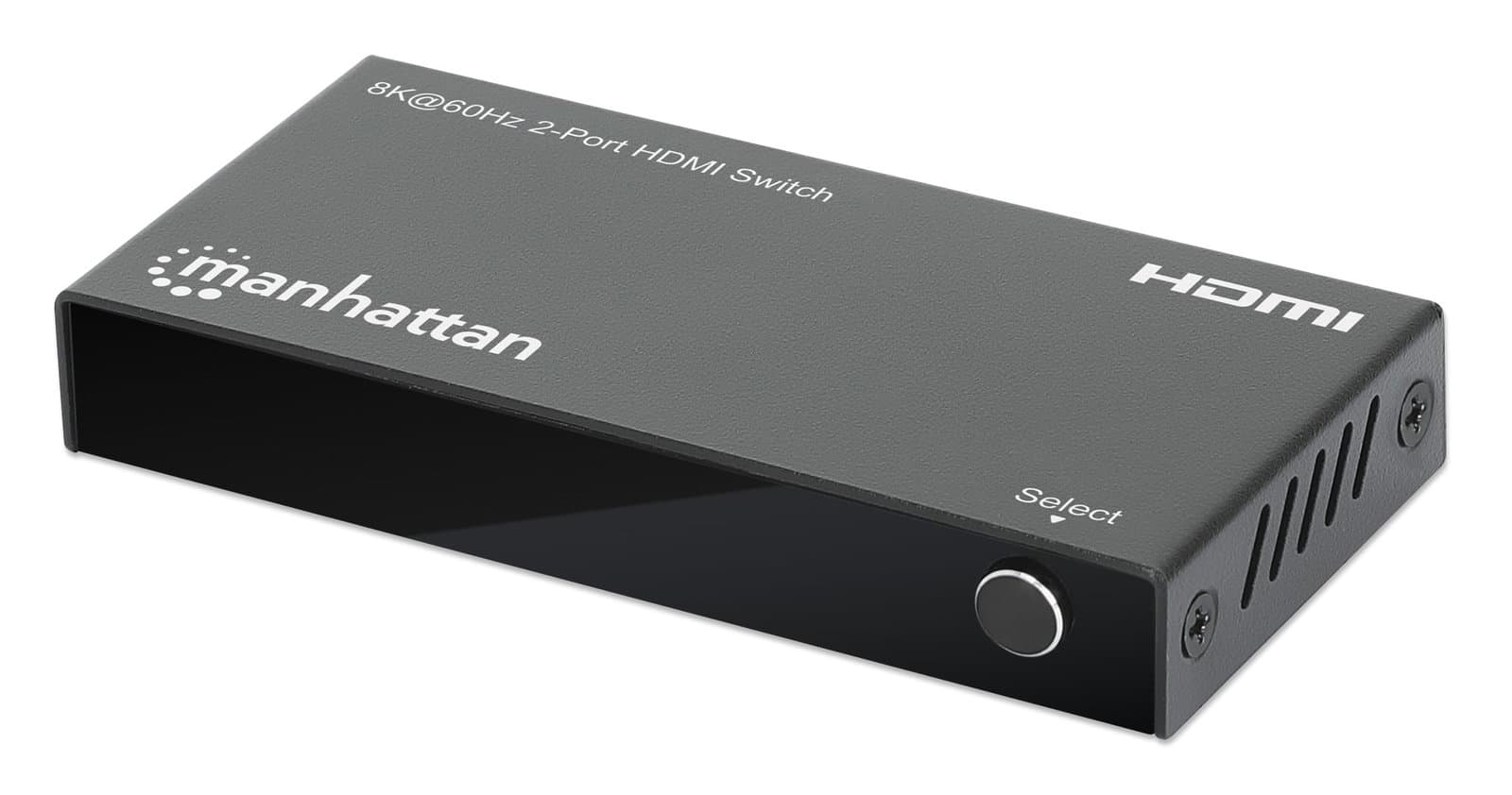 Switch HDMI 8K@60Hz 2 Porte - Manhattan IDATA HDMI-218K