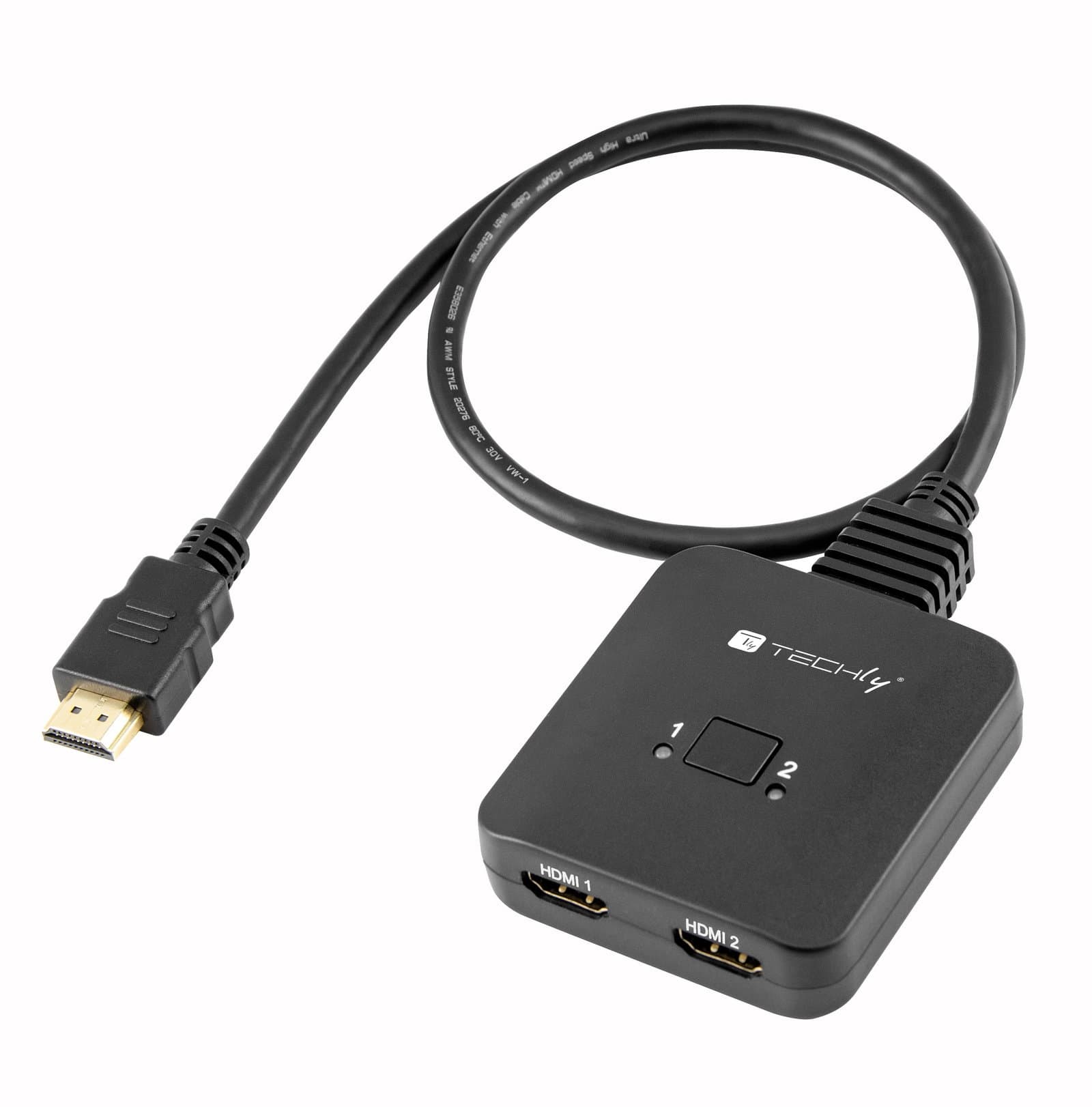 Switch HDMI 2 Porte Bidirezionale 8K 60Hz - Techly IDATA HDMI-22BI8KTY