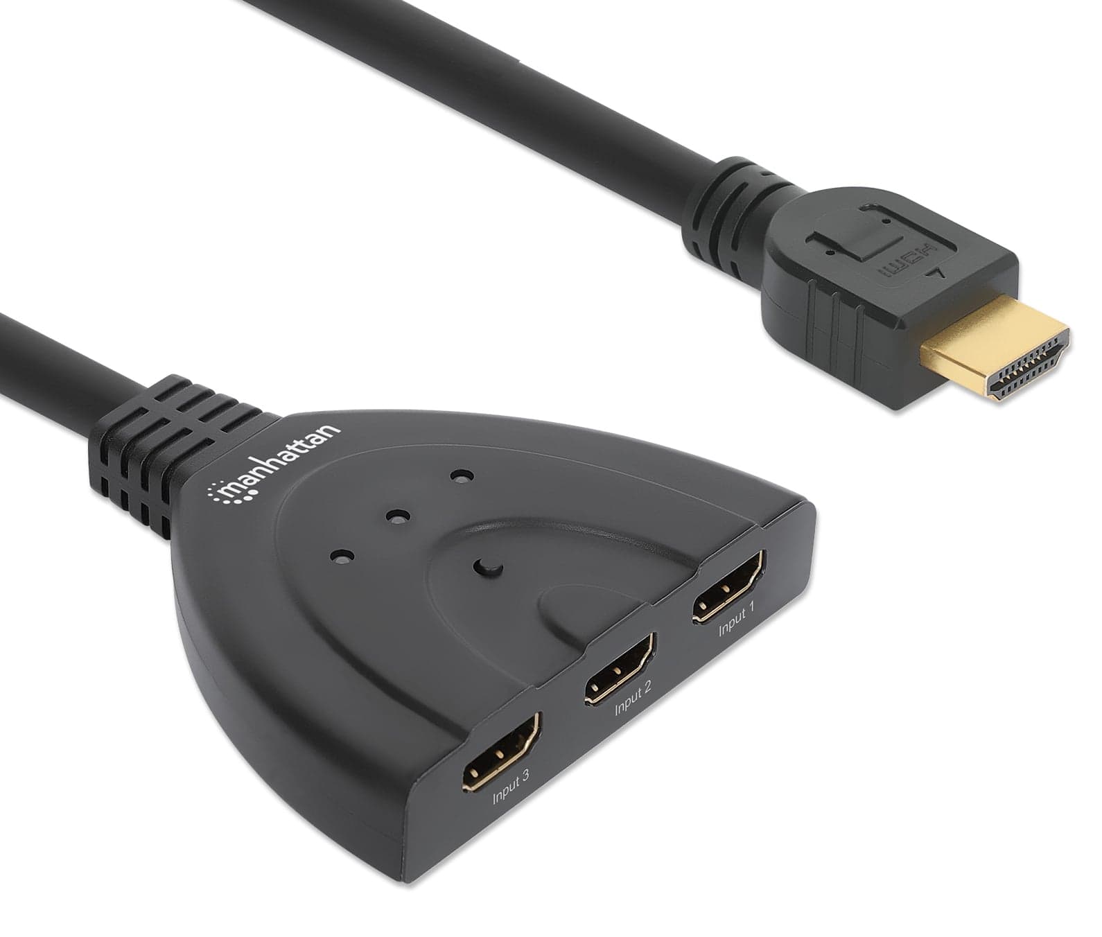 Switch HDMI 3 IN 1 OUT 1080p 3D - Manhattan IDATA HDMI-31DMH
