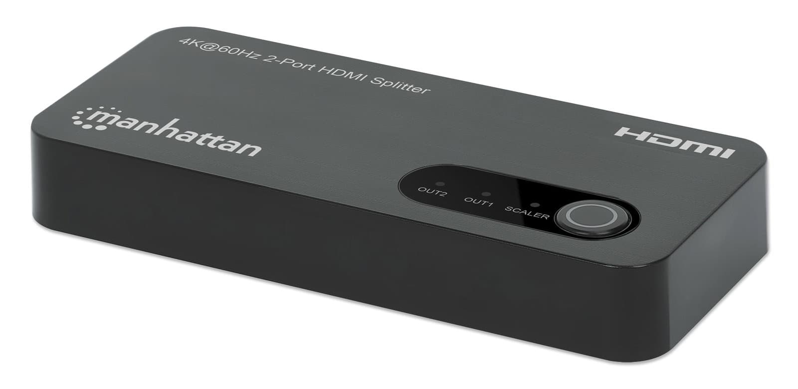 Splitter HDMI 4K@60Hz UHD 3D con LED 2 Vie - Manhattan IDATA HDMI-4K2P60MH