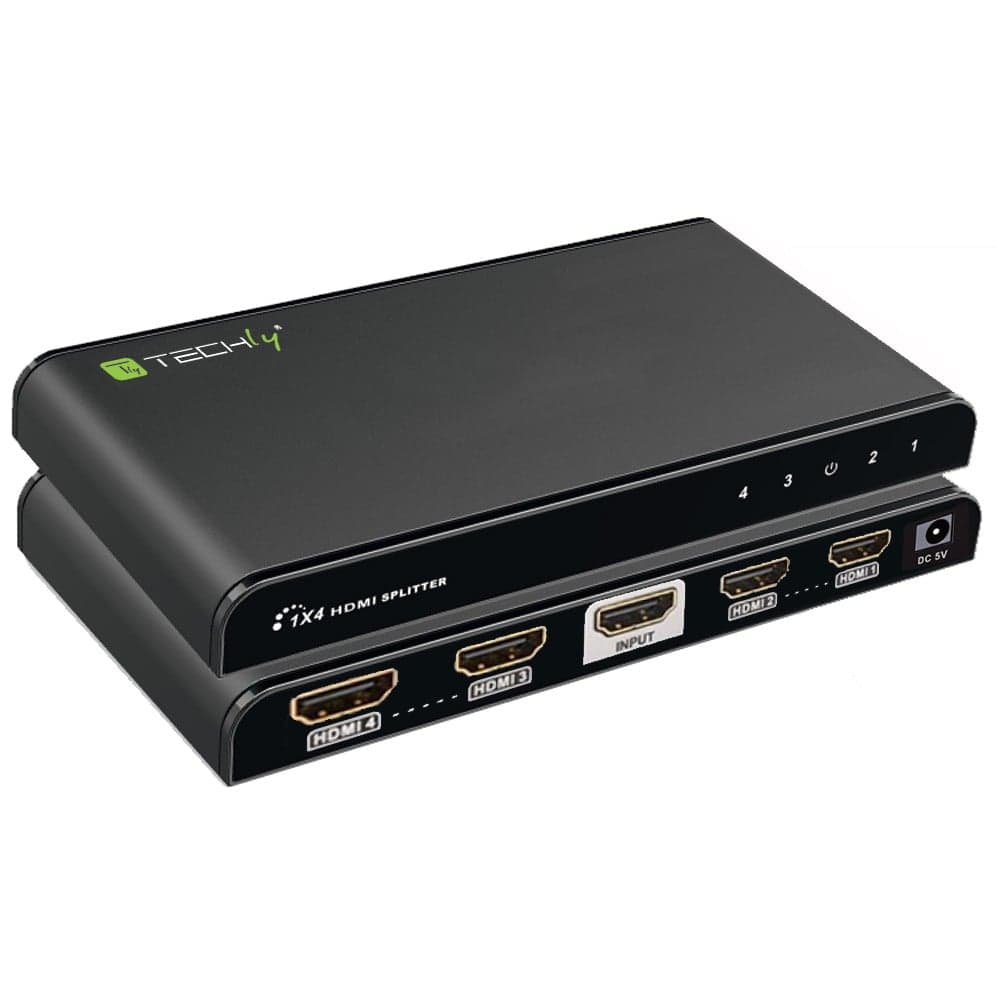 Splitter HDMI 4K UHD 3D 4 vie - Techly IDATA HDMI-4K4