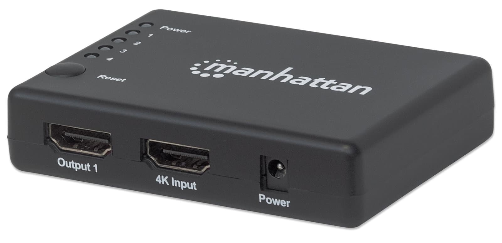 Splitter HDMI 4K UHD 3D con LED 4 vie - Manhattan IDATA HDMI-4K4PMH