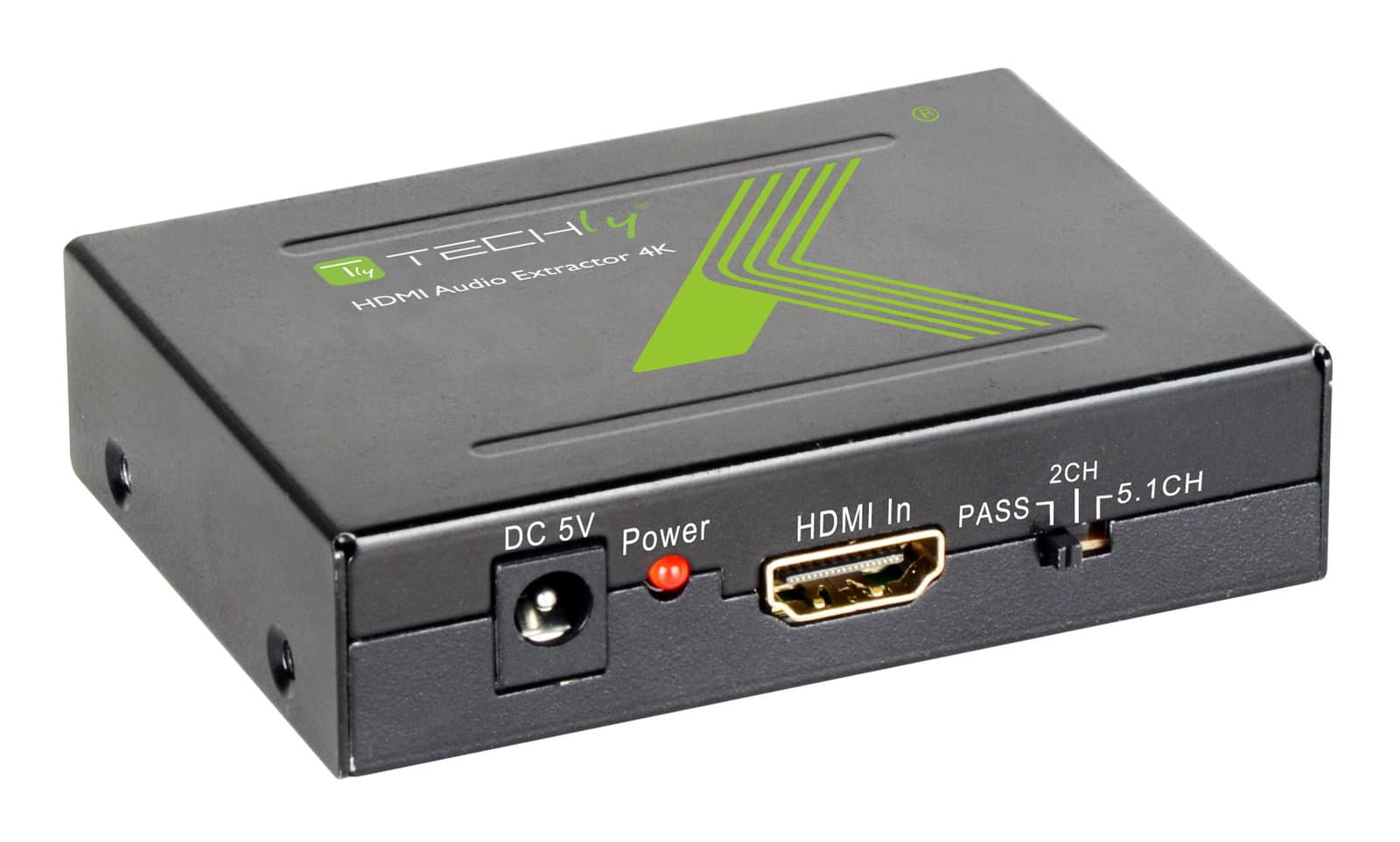 Estrattore Audio HDMI SPDIF+RCA R/L 4K - Techly IDATA HDMI-EA