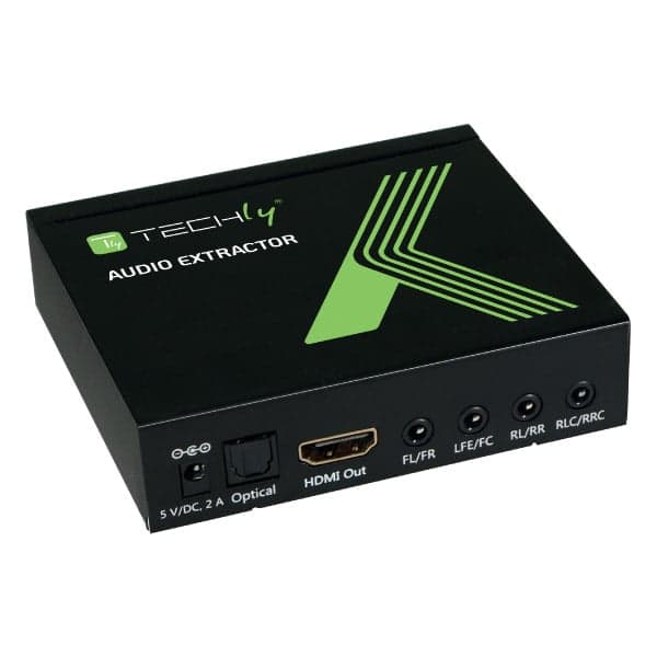 Estrattore Audio LPCM 7.1 da HDMI 4K UHD 3D - Techly IDATA HDMI-EA74K