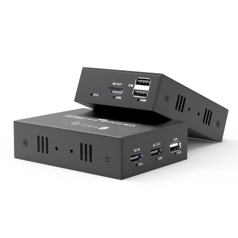 HDMI KVM Extender Over Ethernet 1080p@60Hz 150m - Techly IDATA HDMI-KVM4