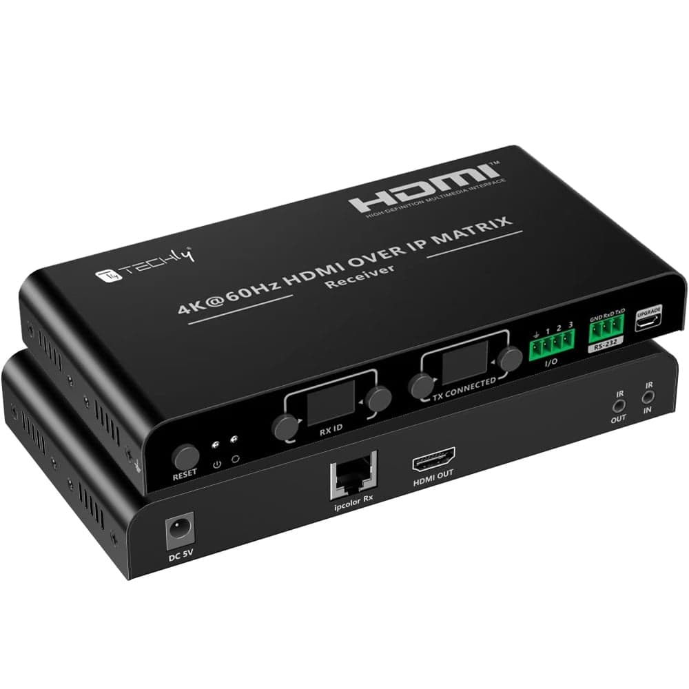 Ricevitore Matrix Extender HDMI Over IP 4K su Cat6 120m - Techly IDATA HDMI-MX02R