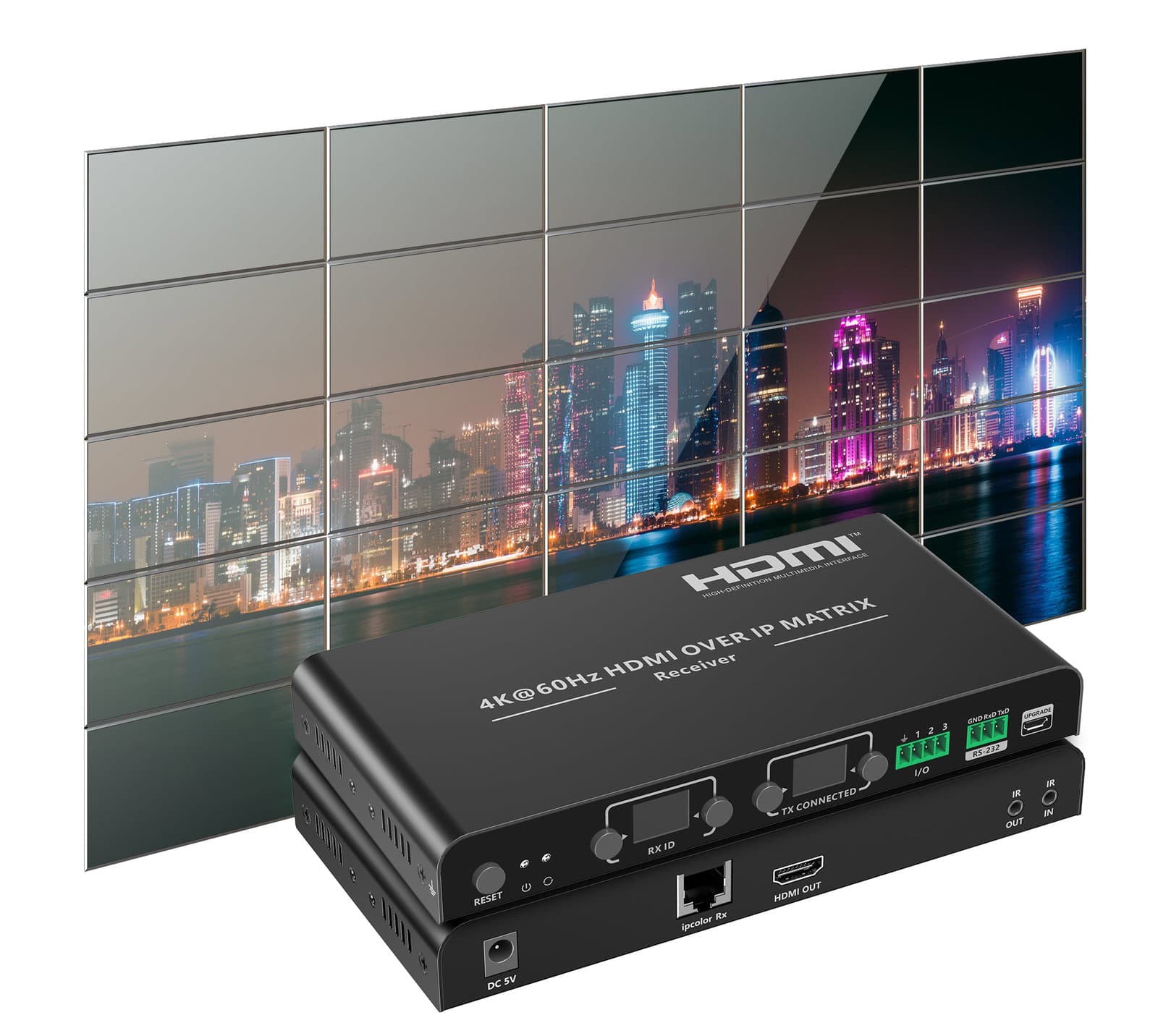Ricevitore Multiview HDMI Over IP 4K per iMMS - Techly IDATA HDMI-MX02RMV