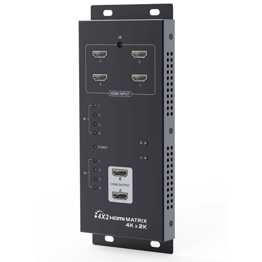 Matrix HDMI 4 IN 2 OUT 4K UHD 3D - Techly IDATA HDMI-MX42
