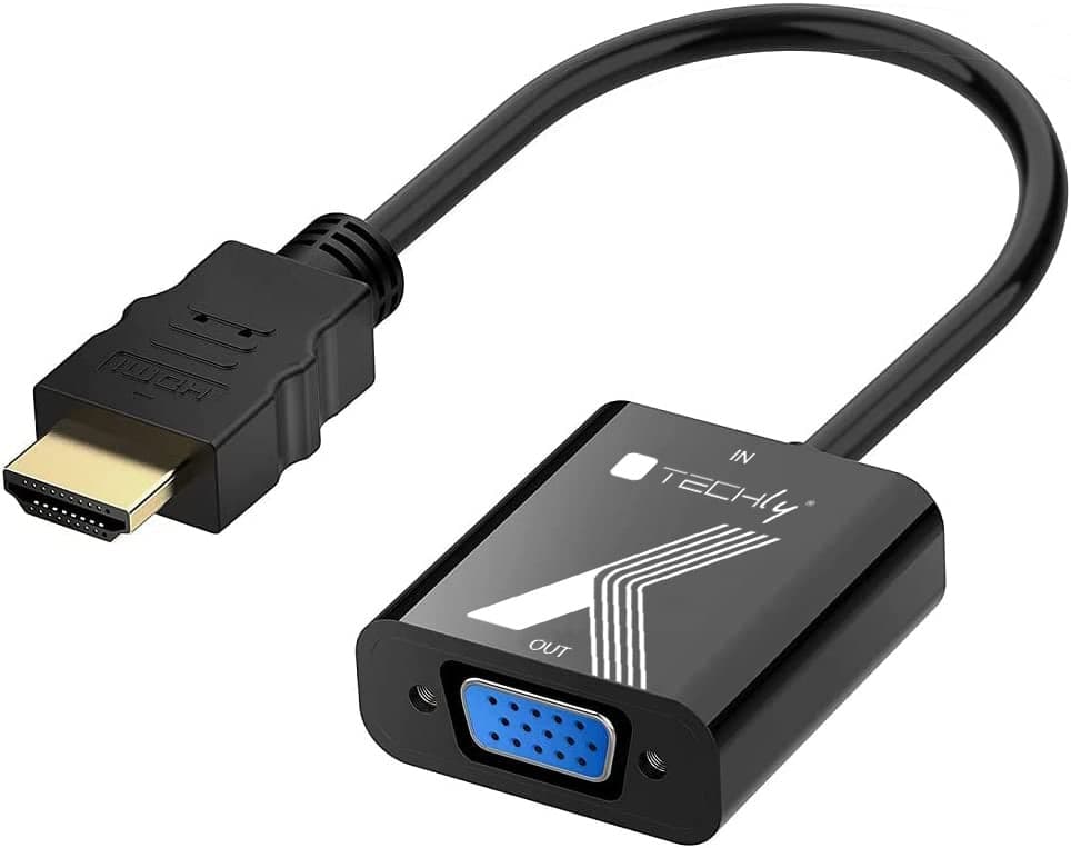 Convertitore HDMI a VGA 1920x1200 60Hz - Techly IDATA HDMI-VGA2P