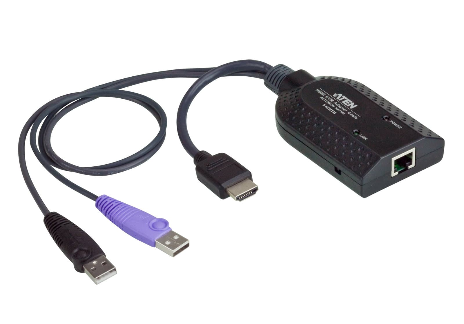 Adattatore KVM USB HDMI Virtual Media con supporto Smart Card - Aten IDATA KA-7168