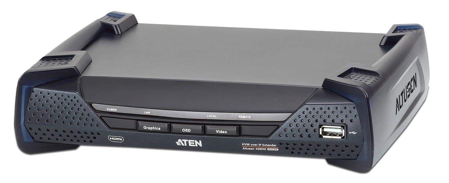 Ricevitore KVM over IP a schermo singolo 4K HDMI - ATEN IDATA KE-8950R