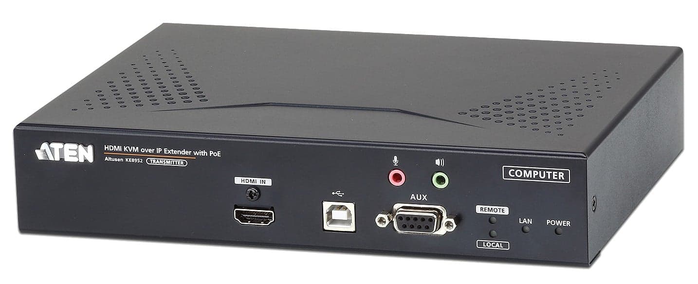 Trasmettitore KVM over IP a schermo singolo 4K HDMI con PoE - ATEN IDATA KE-8952T