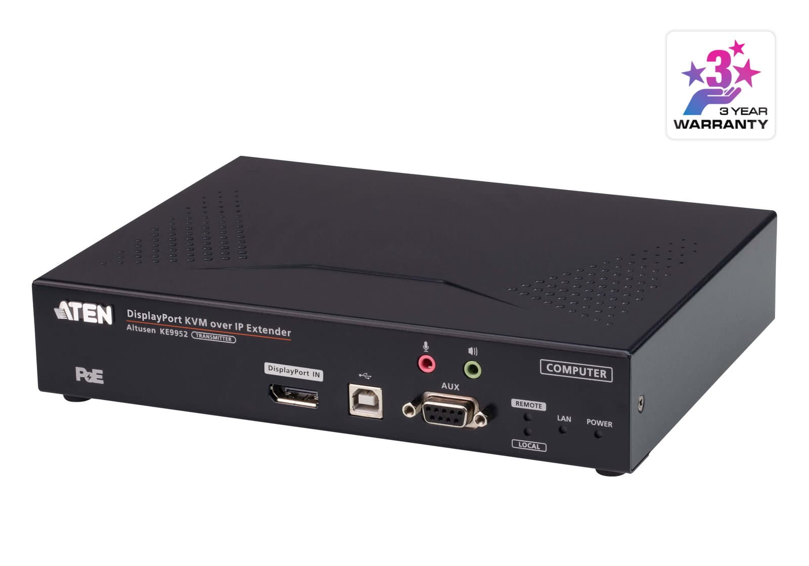 Trasmettitore KVM over IP 4K DisplayPort Singolo PoE - Aten IDATA KE-9952T