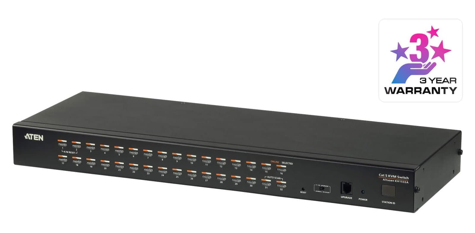 Switch KVM Cat5 a 32 porte con Daisy-Chain - Aten KH1532A