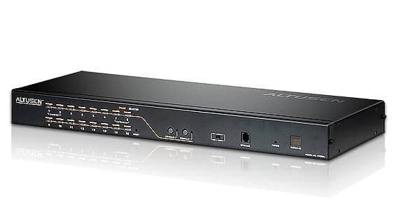 Switch KVM Cat5 2 console 16 porte con Daisy-Chain - ATEN IDATA KH-2516A
