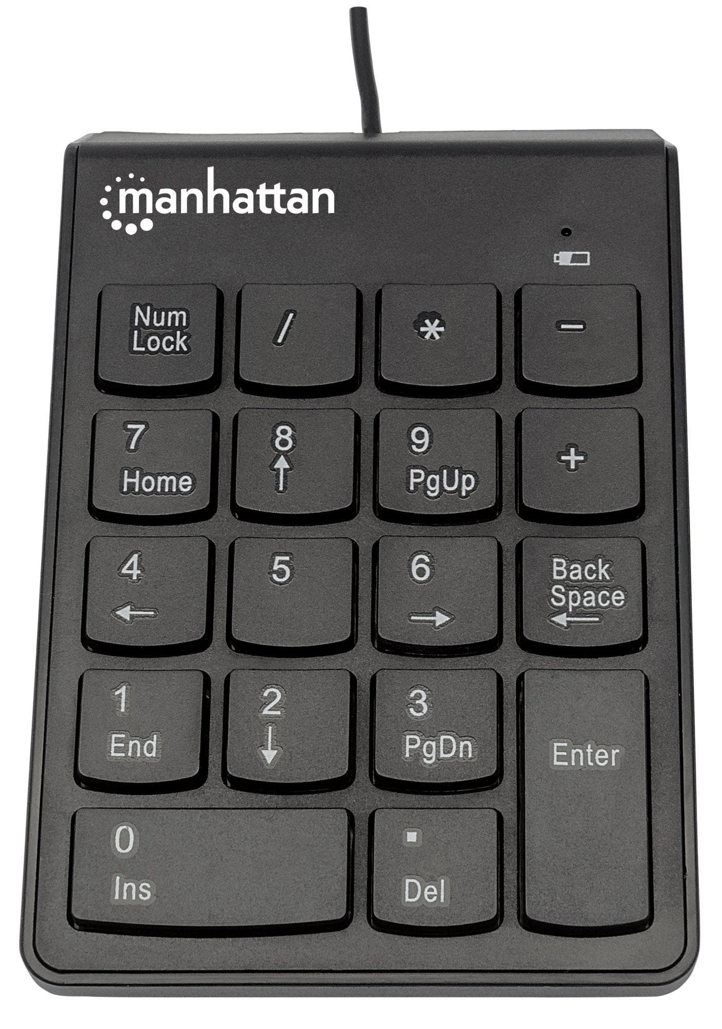 Tastierino Numerico USB 18 tasti - Manhattan IDATA KP-BLK