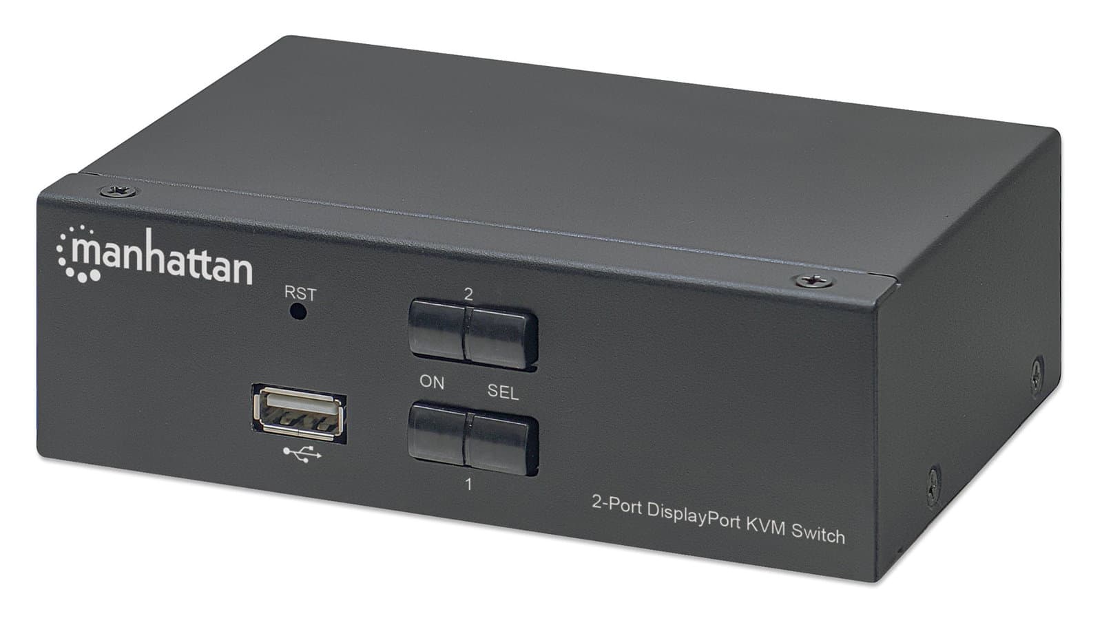 Switch KVM DisplayPort 1.2 a 2 porte 4K con audio - Manhattan IDATA KVM-HDMI60MH