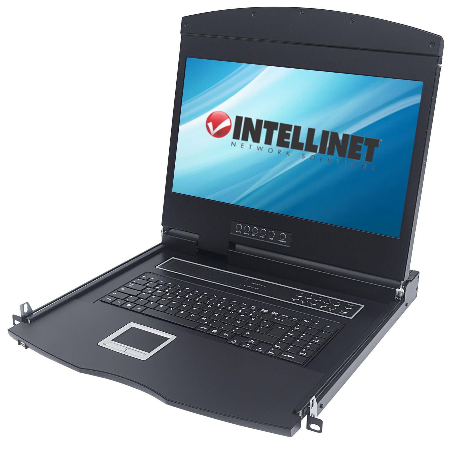 Console KVM Modulare con LCD 17" da Rack 19" - Intellinet IDATA KVM-LCD17C