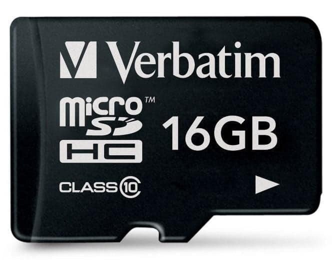 Memoria Micro SDHC 16 GB Classe 10 - Verbatim IDATA MSDHC-16GB