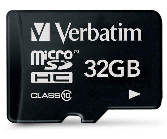 Memoria Micro SDHC 32 GB Classe 10 - Verbatim IDATA MSDHC-32GB