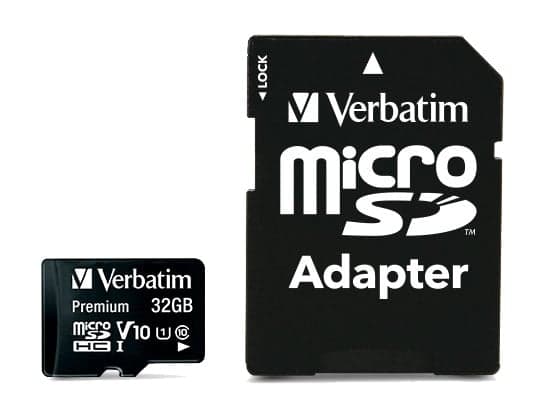 Memoria Micro SDHC 32GB Classe 10 con Adattatore - Verbatim IDATA MSDHC-32GBA