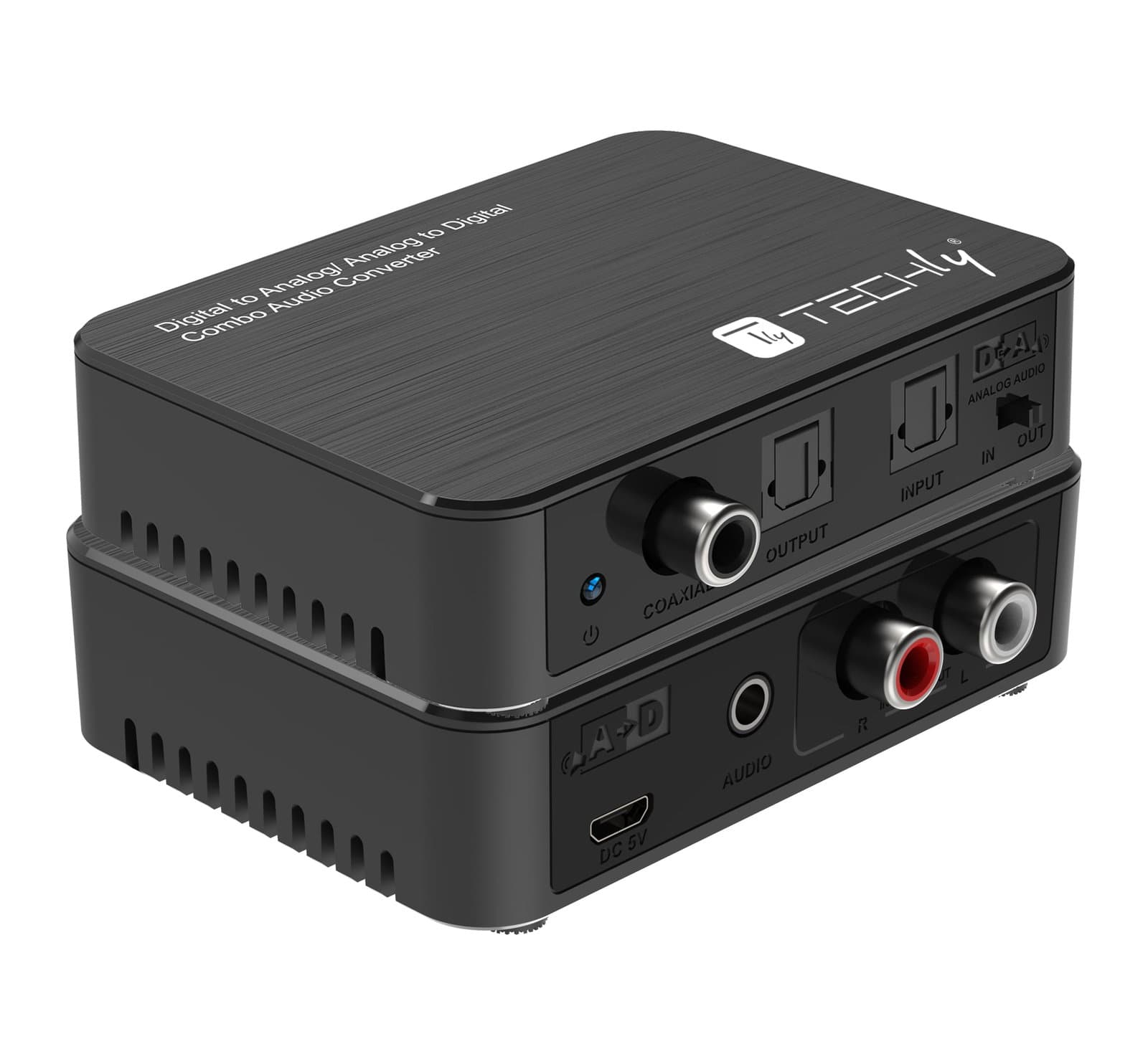 Convertitore Audio Digitale/Analogico SPDIF Toslink Stereo 3,5mm - Techly IDATA SPDIF-10
