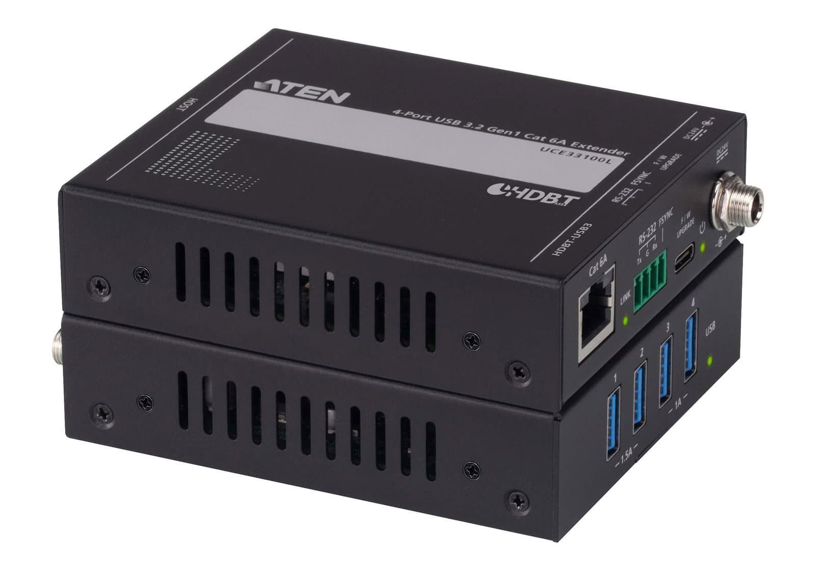 Estensore USB 3.0 Gen. 1 Cat6A a 4 porte (100m) - Aten IDATA UCE-33100
