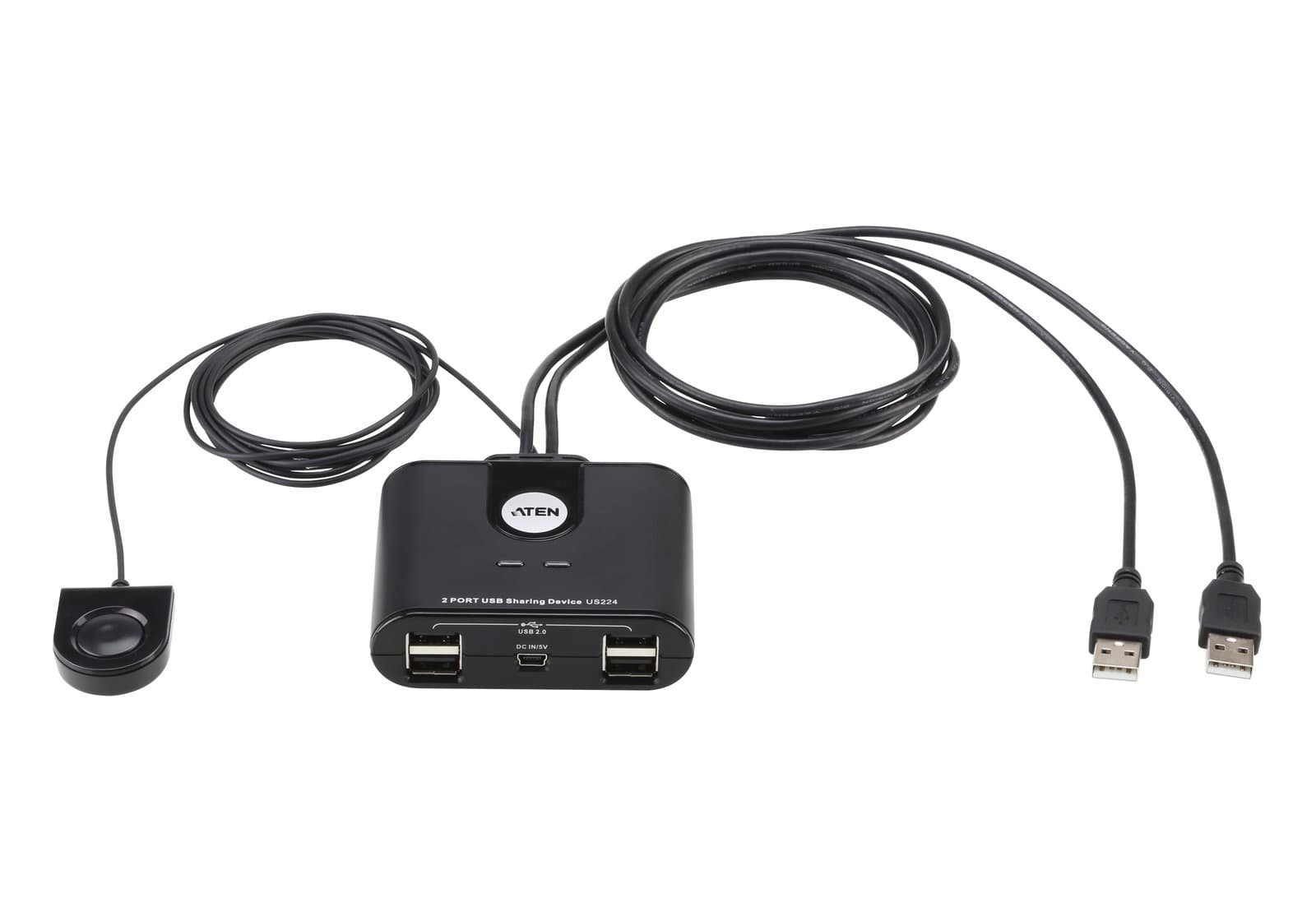 Switch Condivisione Periferiche USB 2.0 2 computer 4 porte - Aten IDATA US-224