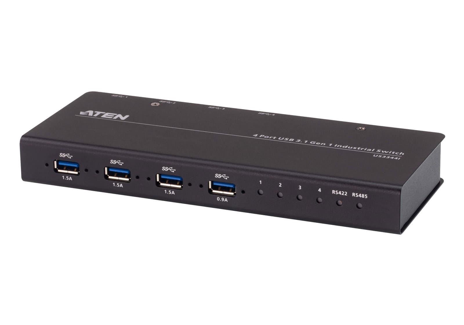 Switch Hub Industriale USB 3.2 Gen 1 4 Porte - Aten IDATA US-334I