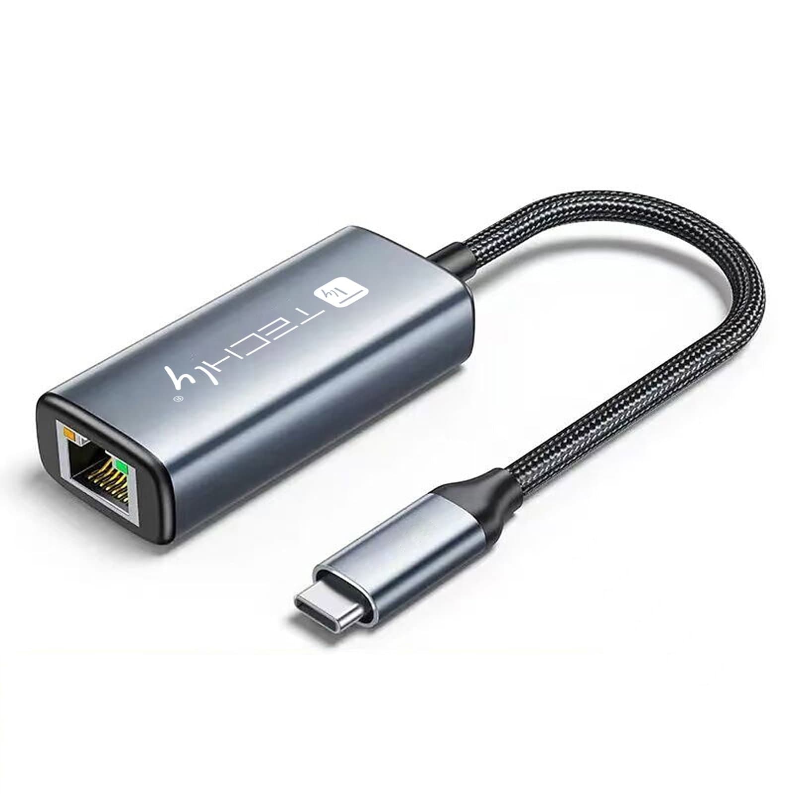 Adattatore Convertitore USB-C 3.2 a RJ45 2.5 Gigabit Ethernet - Techly IDATA USB-ETGIGAC2