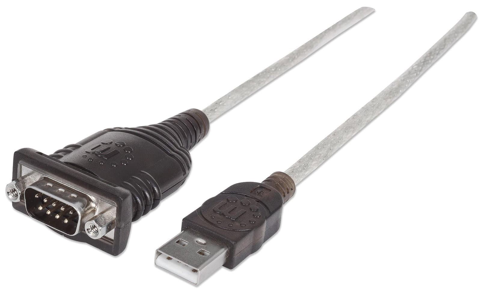 Convertitore da USB a Seriale RS232/DB9, 1,8m - Manhattan IDATA USB-SER-218