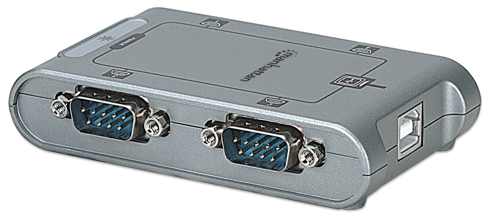 Convertitore da USB a 4 porte seriali RS232 - Manhattan IDATA USB-SER-4