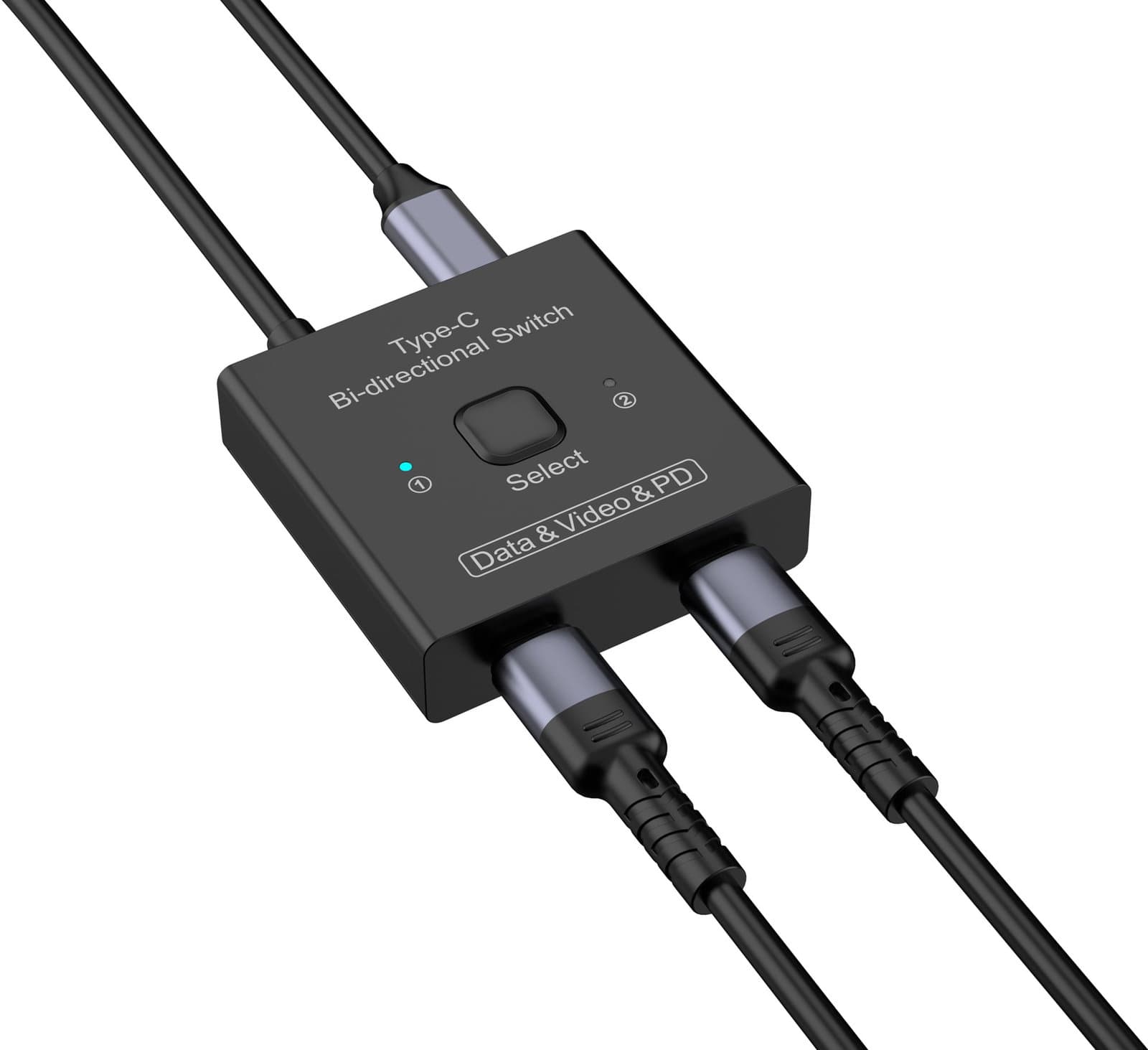 Switch Bidirezionale 8K USB-C 2 vie - Techly IDATA USB2C-2C8K