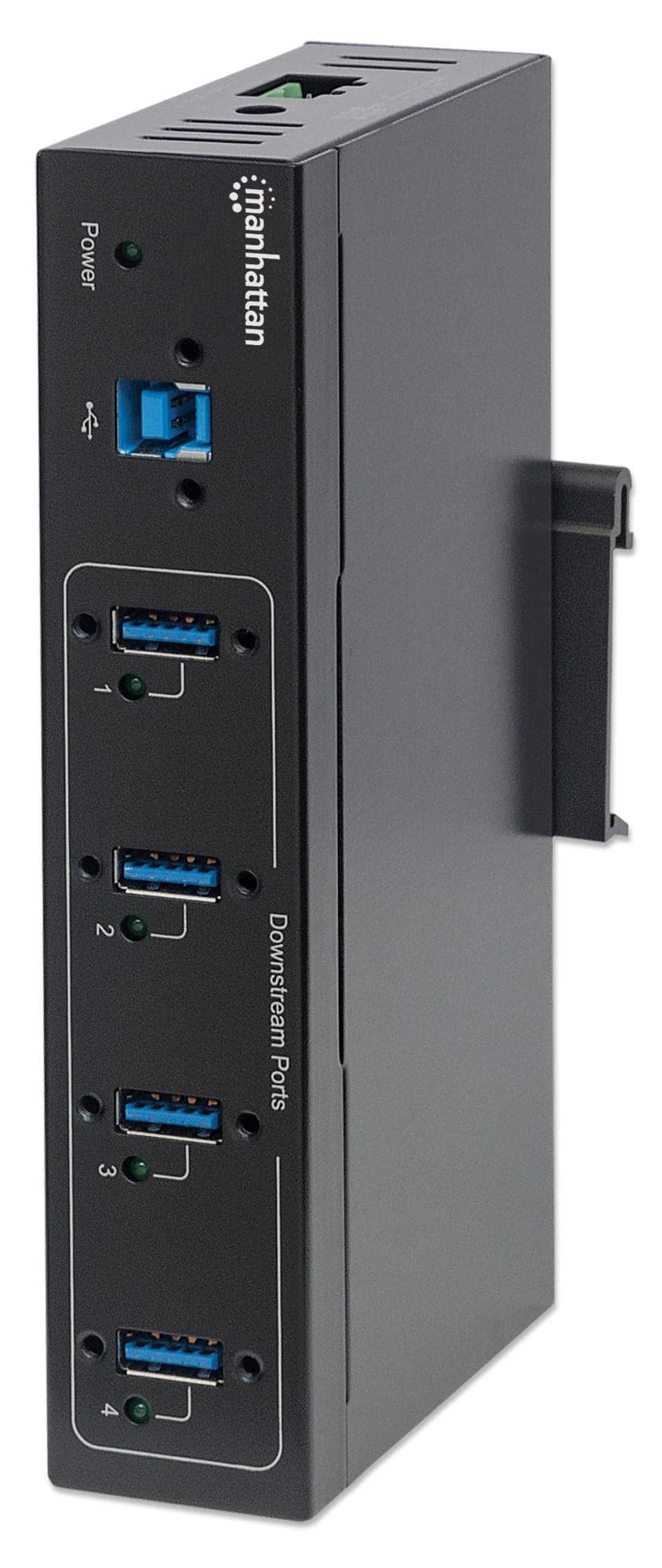 Hub Industriale USB 3.2 4 Porte - Manhattan IDATA USB3-SER-4MH
