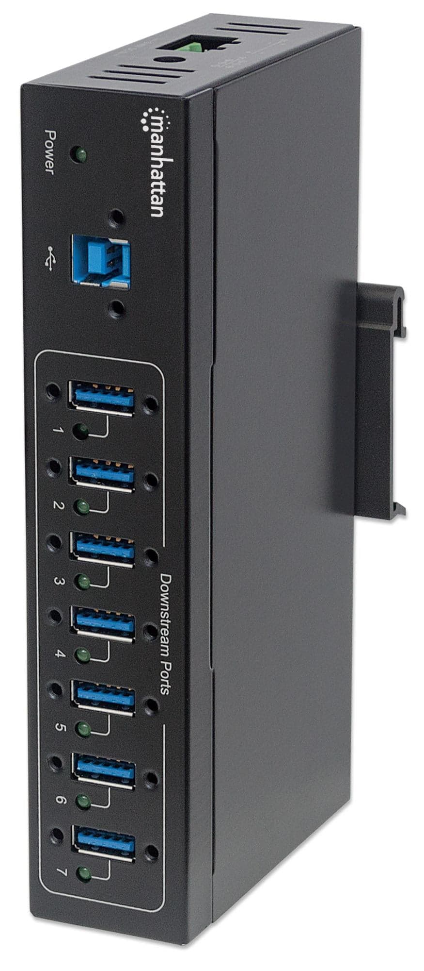 Hub Industriale USB 3.2 7 Porte - Manhattan IDATA USB3-SER-7MH