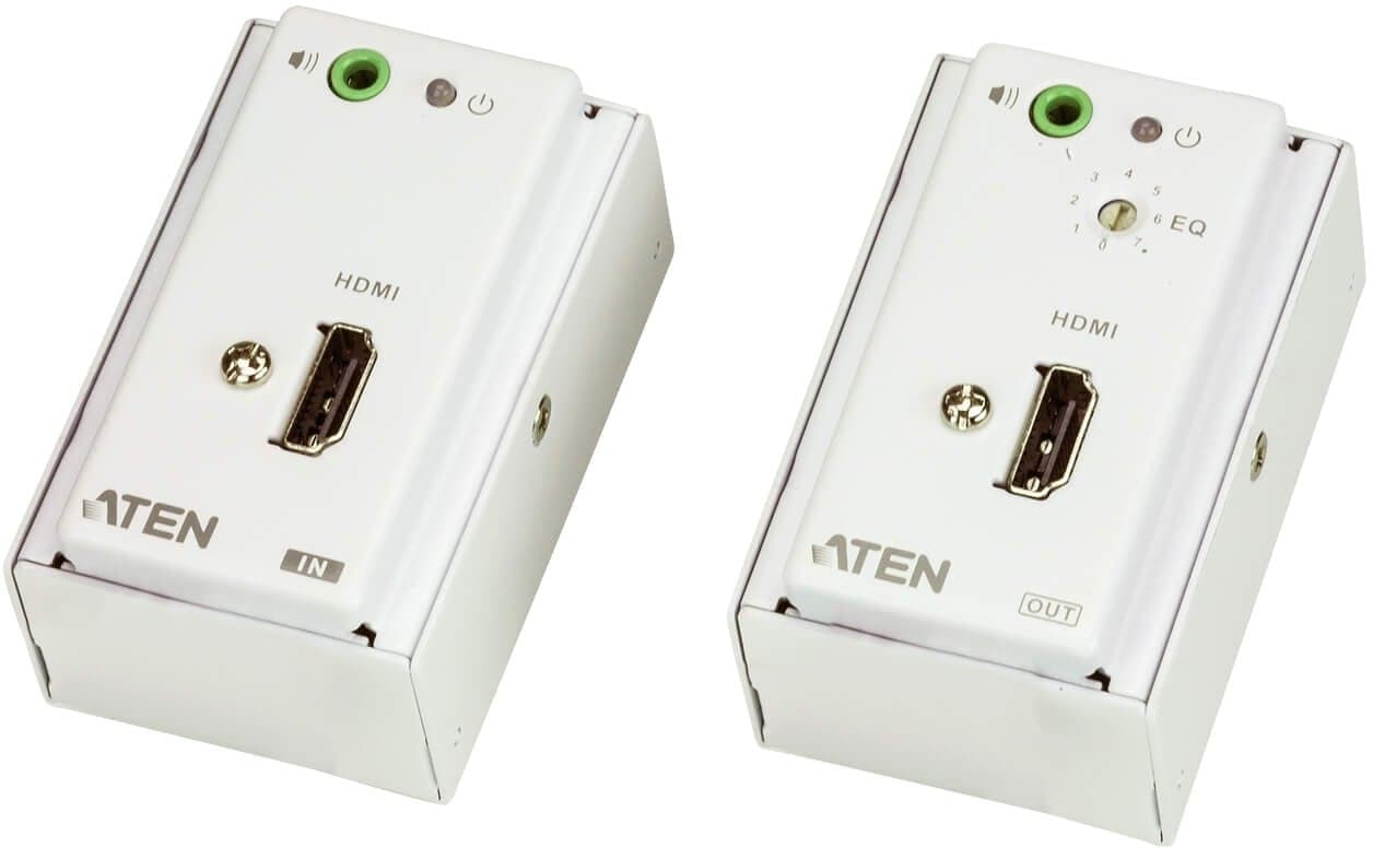 Estensore HDMI/Audio Cat5 con piastra a parete 1080p 40m - ATEN IDATA VE-807