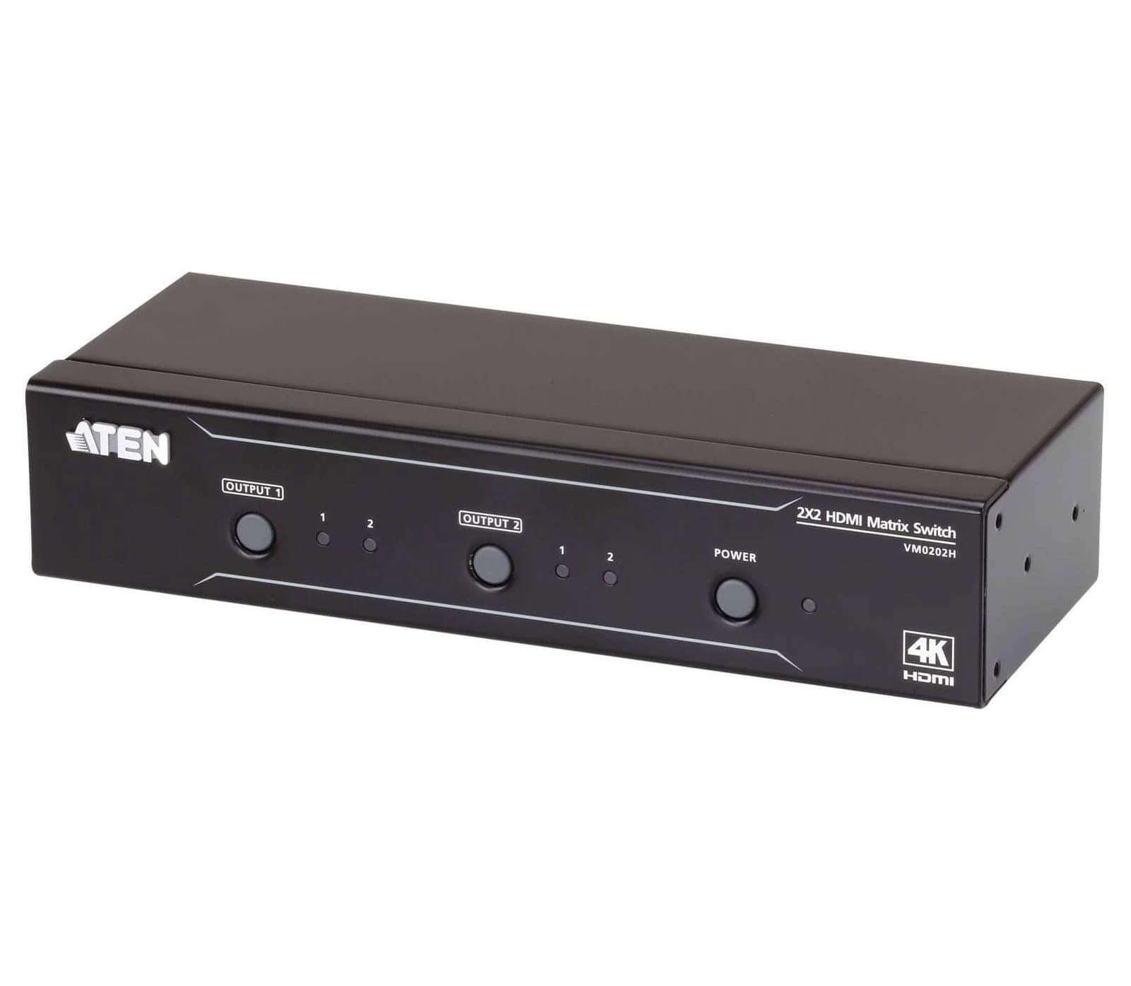 Switch Matrix 2x2 HDMI 4K con Telecomando IR - Aten IDATA VM-0202H