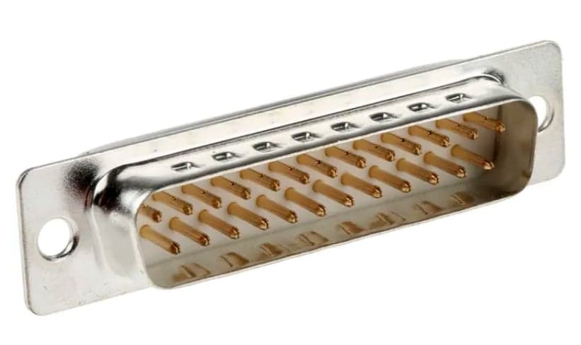 Connettore D-SUB 25 Poli Maschio a Saldare - Techly NP IDSUB 25-P-S