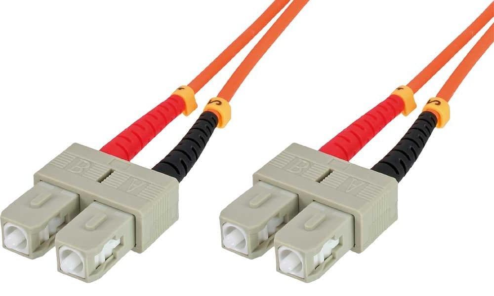 Cavo Fibra Ottica Multimodale OM1 SC/SC 62,5/125 10m - Techly Professional ILWL D6-B-100