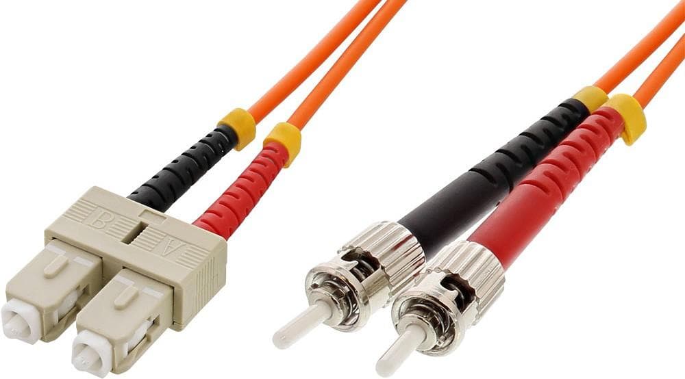 Cavo Fibra Ottica SC/ST 62,5/125 Multimodale 3m OM1 - Techly Professional ILWL D6-C-030