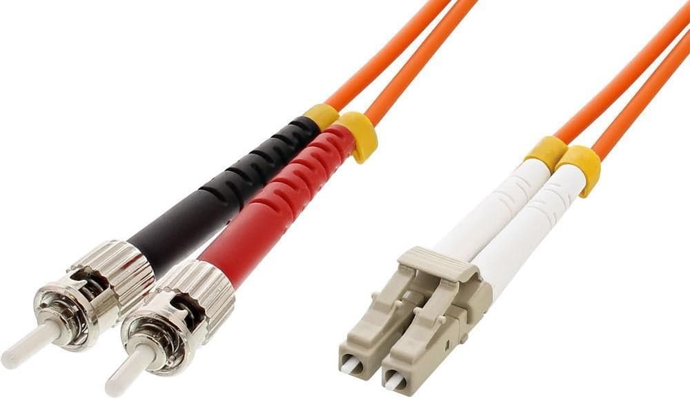 Cavo Fibra Ottica ST/LC 62,5/125 Multimodale 1m OM1 - Techly Professional ILWL D6-STLC-010