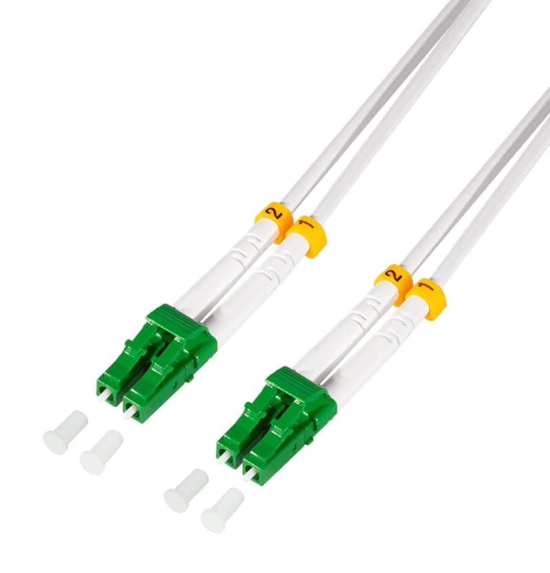 Cavo Fibra Ottica Armato Acciaio OS2 LC/APC Duplex 9/125 1m - Logilink ILWL D9A-LCAPC-010