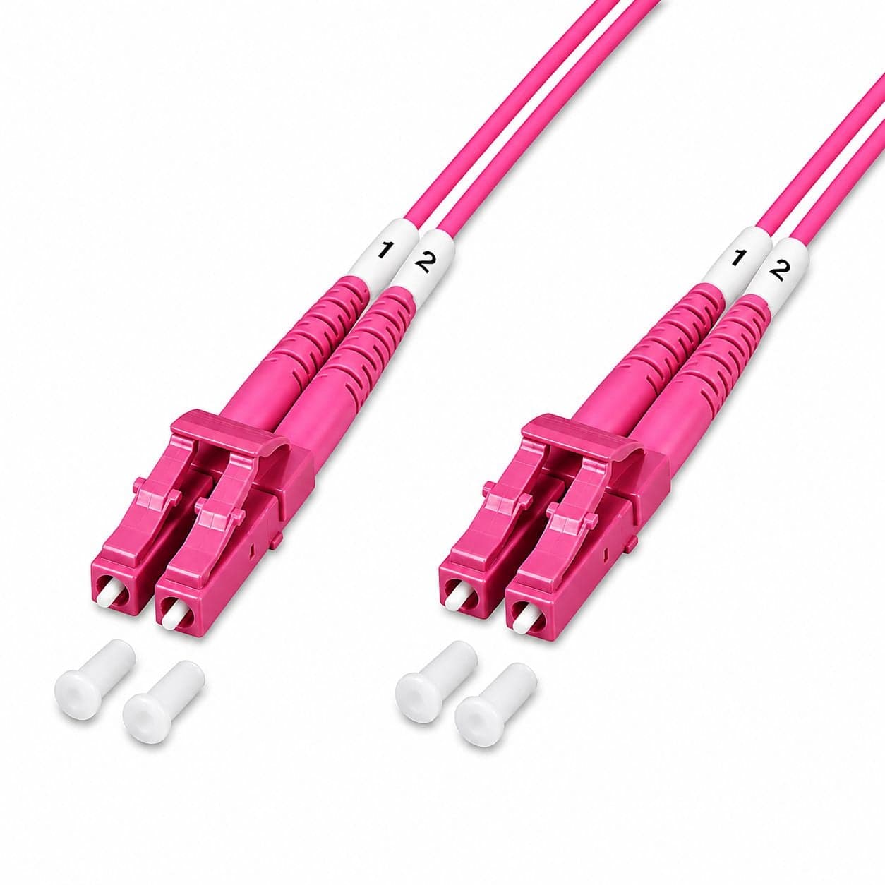 Cavo Fibra Ottica Multimodale OM4 LC/LC 50/125 0,5m - Techly Professional ILWL OM412-LCLC-005T